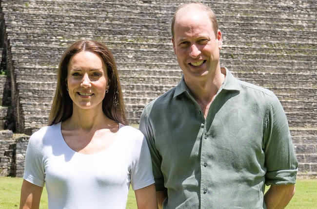 Prince William, Duke of Cambridge and Catherine, Duchess of Cambridge visit Caracol, an ancient Mayan archaeological site deep in the jungle of the Chiquibul forest.