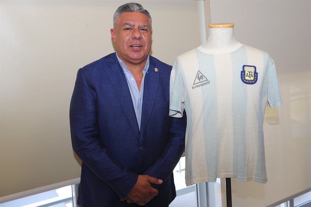 Diego Maradona 'Hand of God' Argentina shirt sells for record-breaking sum  at auction