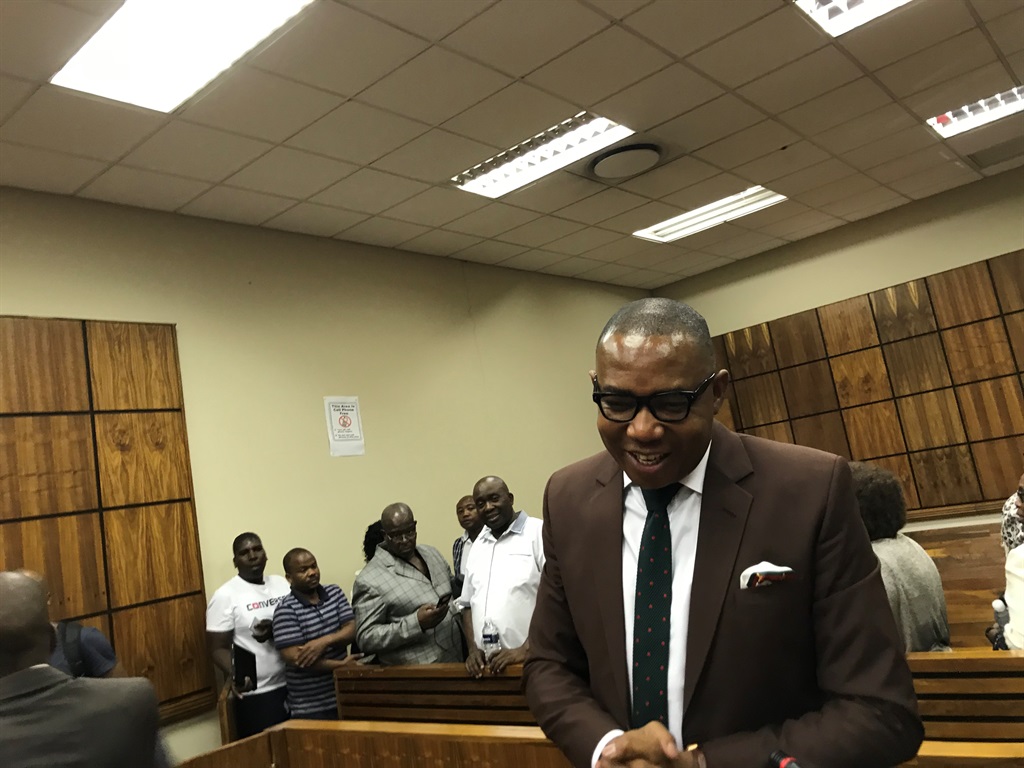 Mduduzi Manana in the magistrates’ court in Randburg