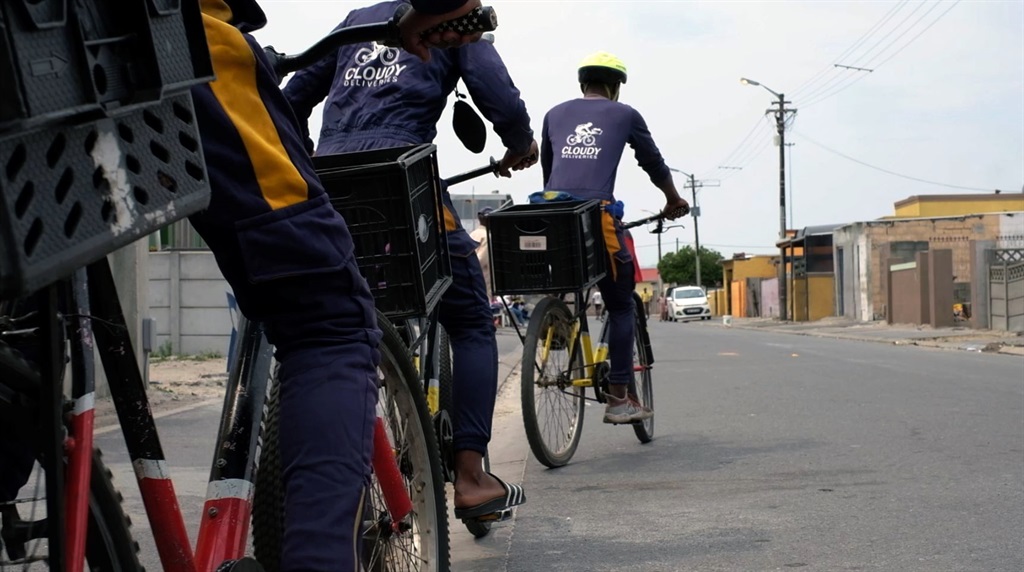 Langa Cloudy Deliveries bicycles