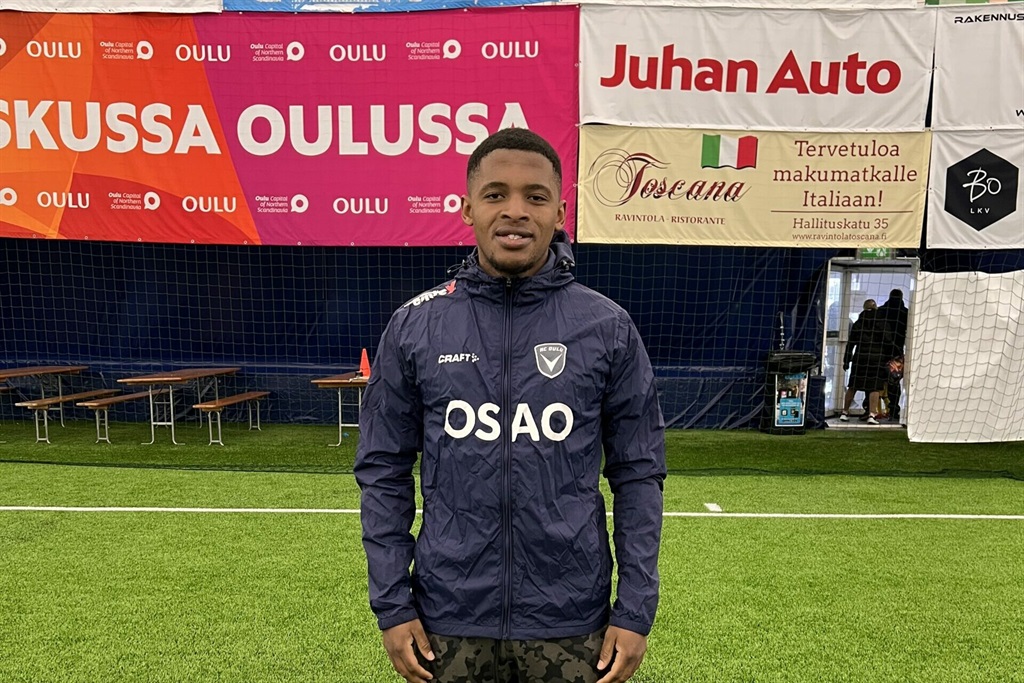 Former Ajax Cape Town and Orlando Pirates youngster Yanga Baliso has joined AC Oulu in Finland. Image courtesy of AC Oulu.