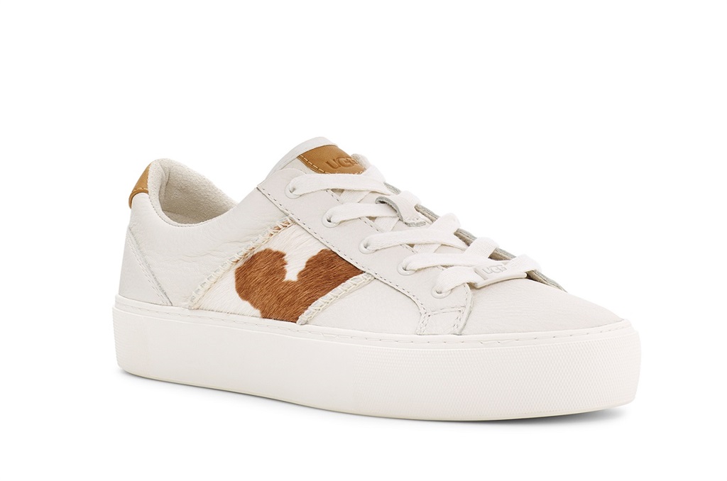 Ugg Dinale Coconut Milk Leather is reminiscent of the equally popular Adidas Superstar.
Photo: Supplied
