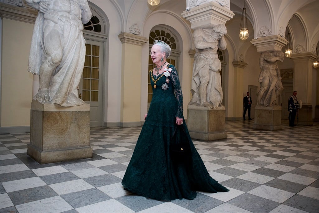 Queen Margrethe of Denmark attends a gala dinner a