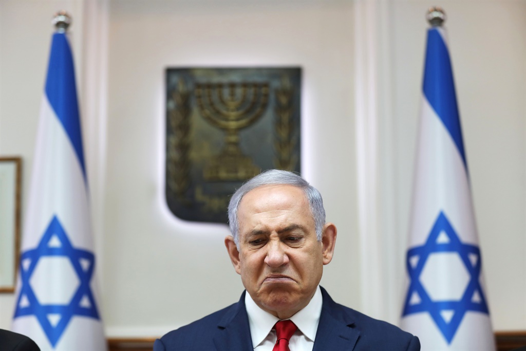 Benjamin Netanyahu, Prime Minister of Israel premier van Israel, during a weekly cabinet meeting. Photo: Reuters