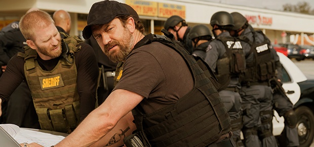 Gerard Butler in a scene in Den of Thieves. (Times Media Films)