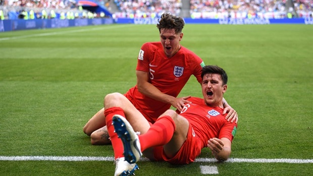 <p>It was Harry Maguire's first international goal.
</p><p>On the biggest stages.  </p>
