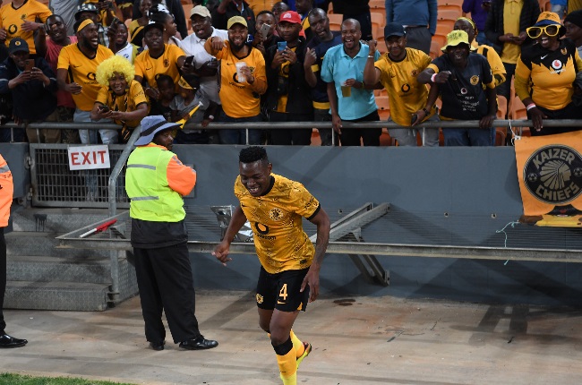 Zitha Kwinika of Kaizer Chiefs during the DStv Premiership match between Kaizer Chiefs and AmaZulu FC at FNB Stadium in September.