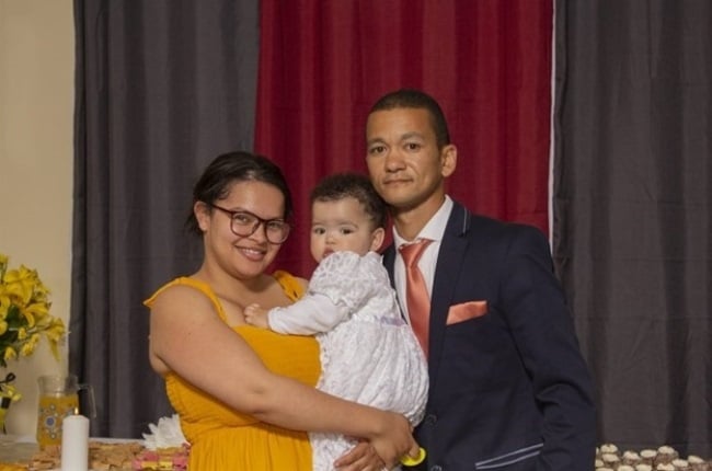Kirsty James and Monray Josias with their daughter, Aliyah.  (PHOTO: Supplied)