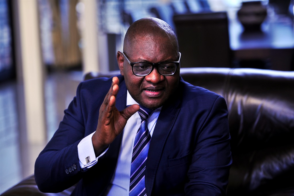 Gauteng Premier David Makhura is pictured during an interview with City Press at the Gauteng provincial government offices in Johannesburg. Picture: Rosetta Msimango