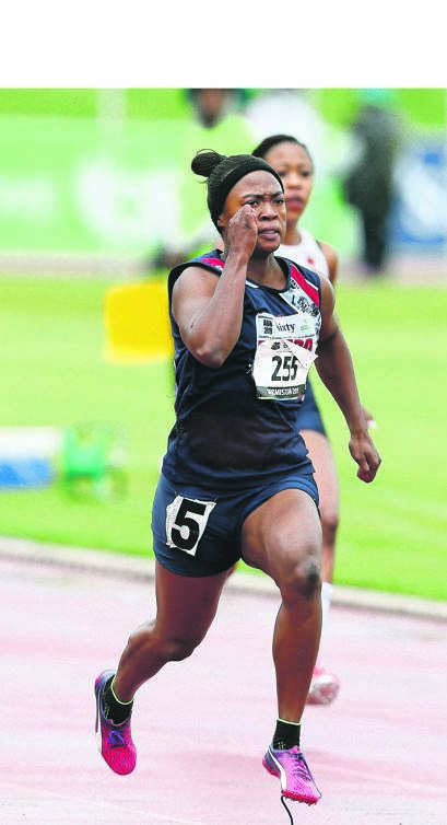 PUSHING THE PERSONAL BEST Tebogo Mamatu at this year’s Sizwe Medical Fund and 3SixtyLife ASA Senior Track and Field and Combined Events Championships in Germiston. Picture: Roger Sedres / Gallo Images