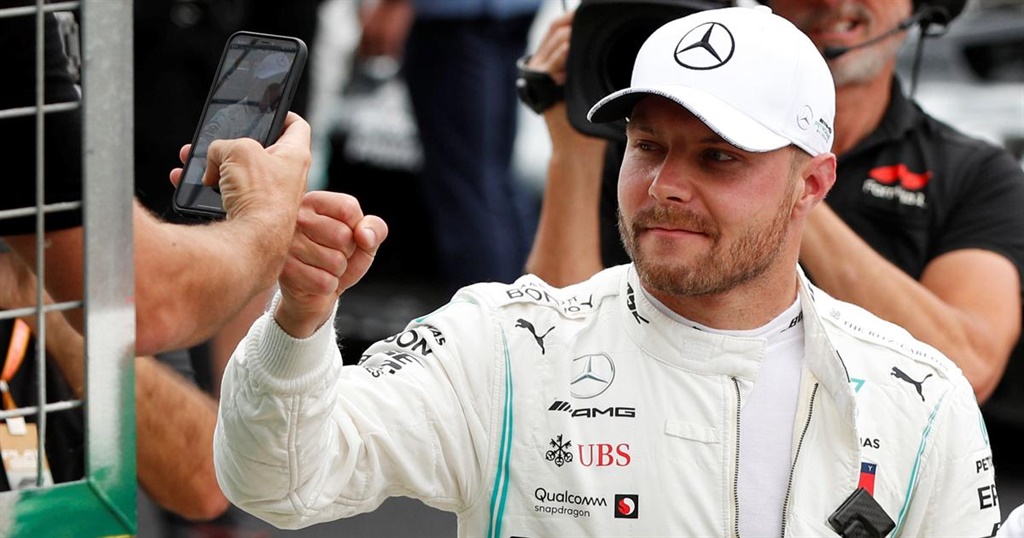 Valtteri Bottas outpaced Mercedes teammate Lewis Hamilton to take pole. Picture: John Sibley/Reuters