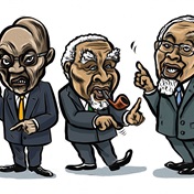 CARTOON BY CARLOS | Take the log out your eyes Zuma, Mbeki and Motlanthe 