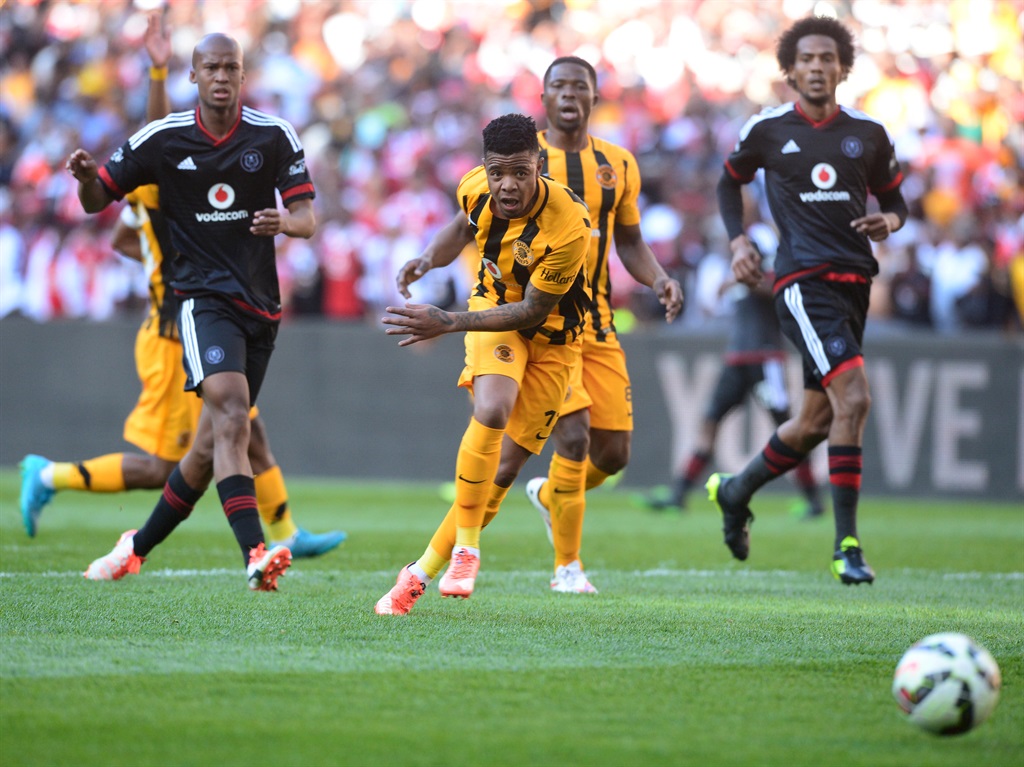 SOWETO, SOUTH AFRICA - AUGUST 01: George Lebese of Kaizer Chiefs during the 2015 Carling Black Label Cup match between Orlando Pirates and Kaizer Chiefs at FNB Stadium on August 01, 2015 in Soweto, South Africa. (Photo by Lee Warren/Gallo Images),
