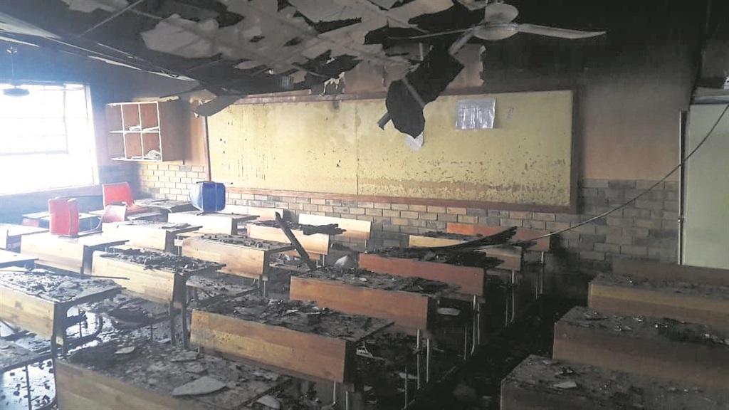 Lethukuthula Primary School was torched by unknown people on Tuesday morning. 