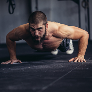 A push-up can indicate how fit you are. 