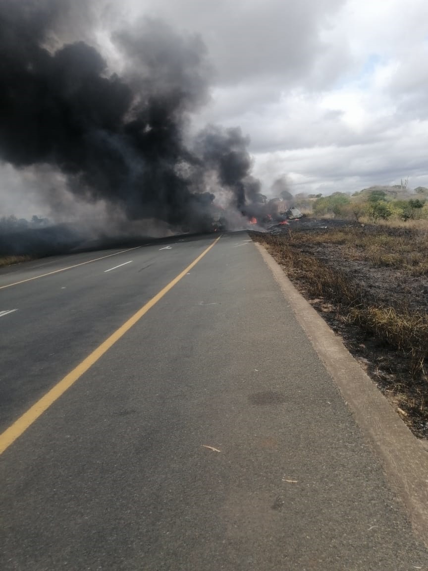 There has been a serious accident on the N2 at Hlu