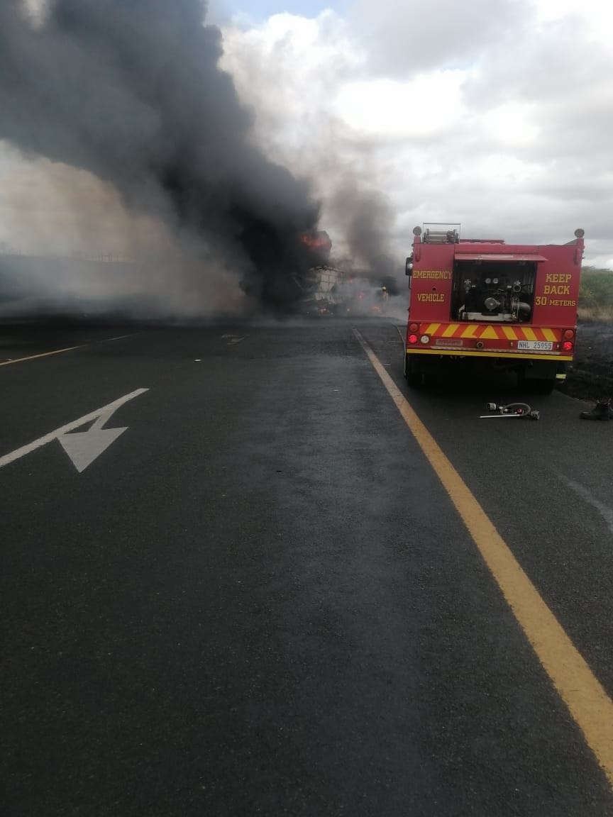 There has been a serious accident on the N2 at Hlu