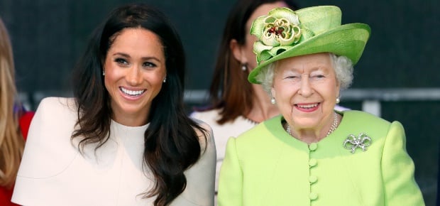 Duchess Meghan and the Queen. (Photo: Getty Images/Gallo Images)