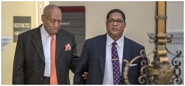 Bill Cosby and spokesperson Andrew Wyatt. (Photo: Getty/Gallo Images)