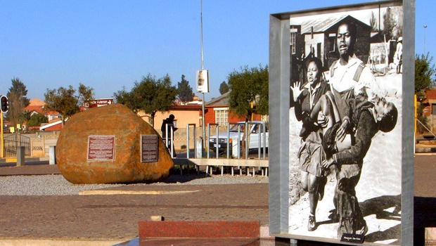 The Hector Peterson memorial in Soweto.