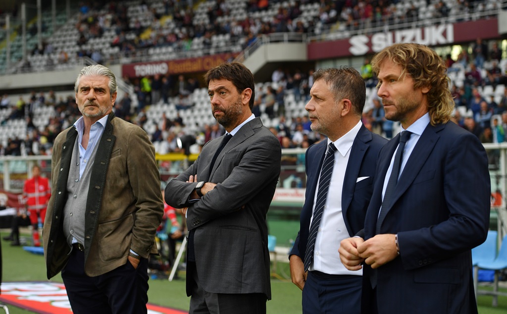 Maurizio Arrivabene, Andrea Agnelli, Federico Cherubini and Pavel Nedved