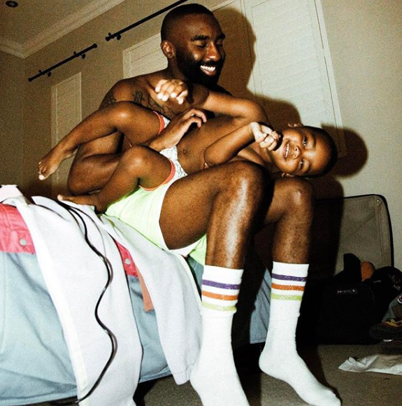 Riky Rick and his son, Maik. Photo: Instagram