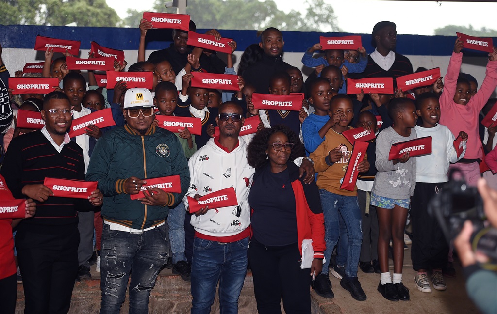 Kwaito star Mapaputsi gives back to Zola community,photo by Trevor Kunene.