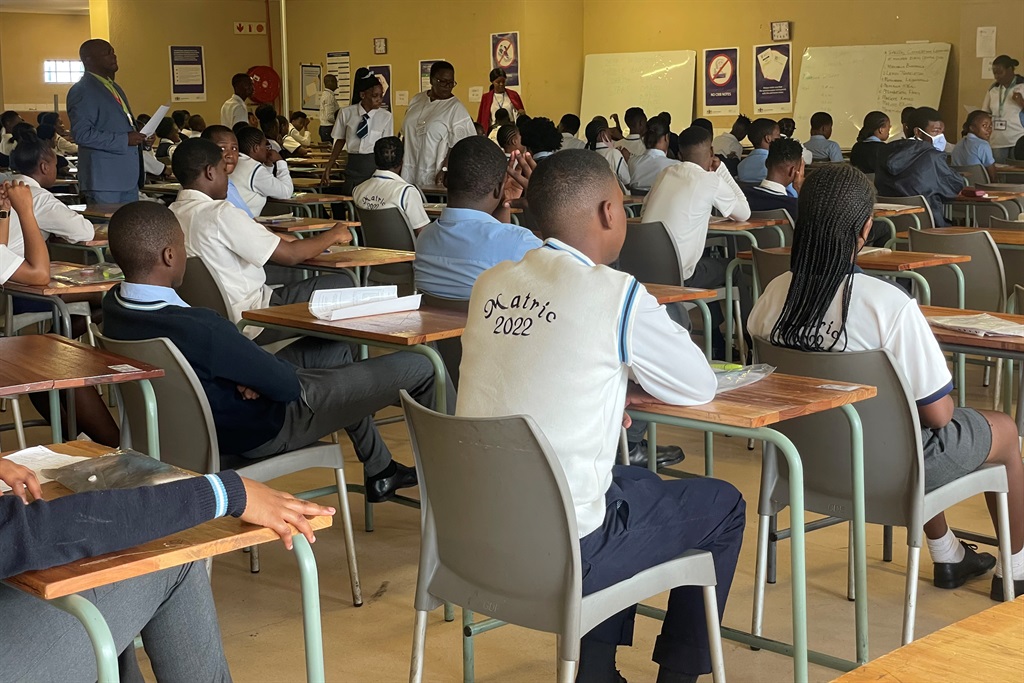 Matric pupils at Nellmapius Secondary in Mamelodi, Tshwane said they are ready for the final exam. Photo by Kgalalelo Tlhoaele