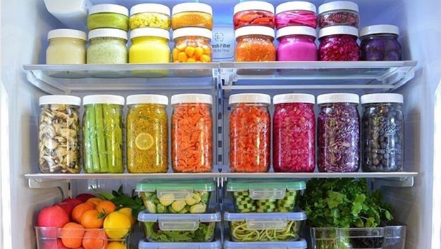 A beautifully packed fridge