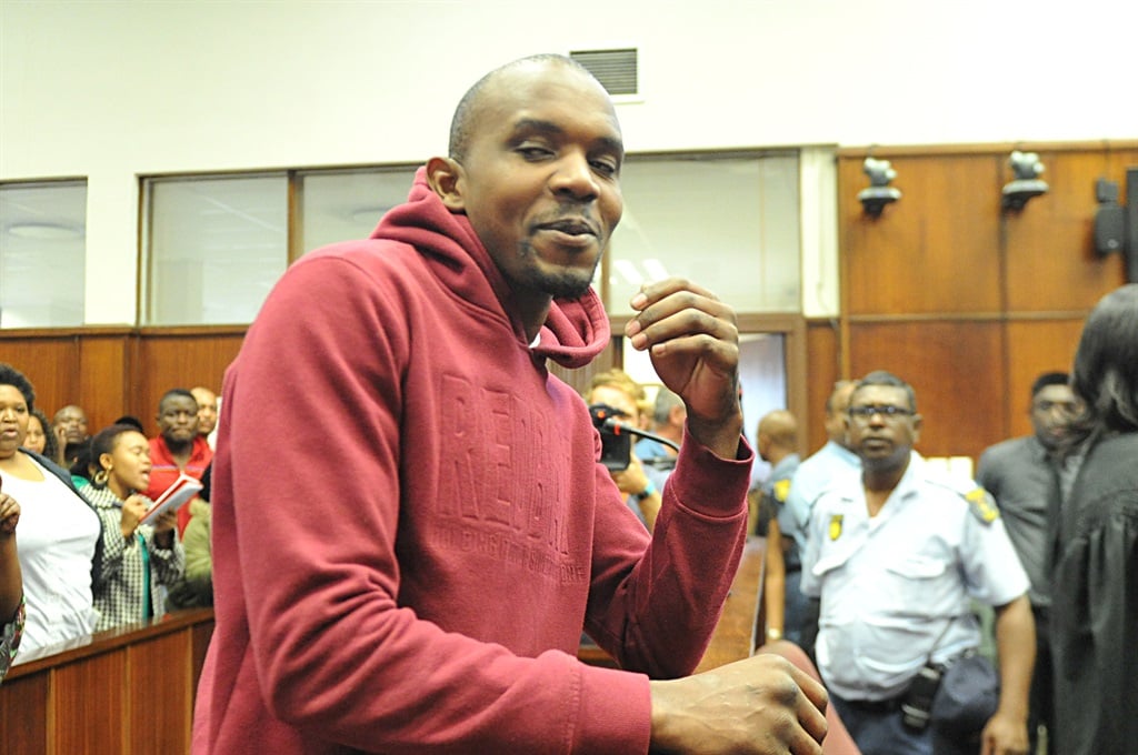 Thabani Mzolo smiling during his appearance at the Durban Magistrates’ Court in May. Picture: Jabulani Langa