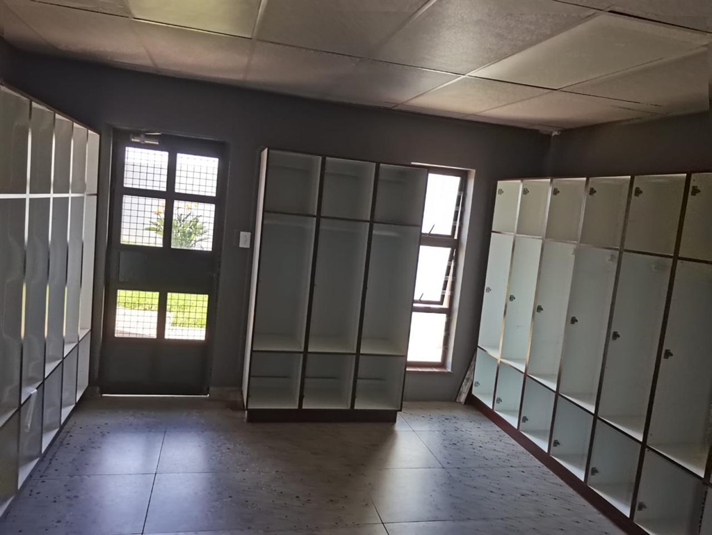 Doors were removed from the cupboards by angry workers at Etwatwa Fire Station.