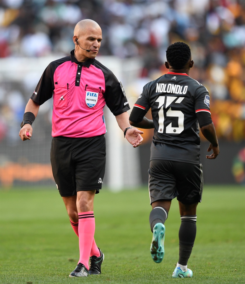 Match Referee Victor Gomes during the DStv Premier