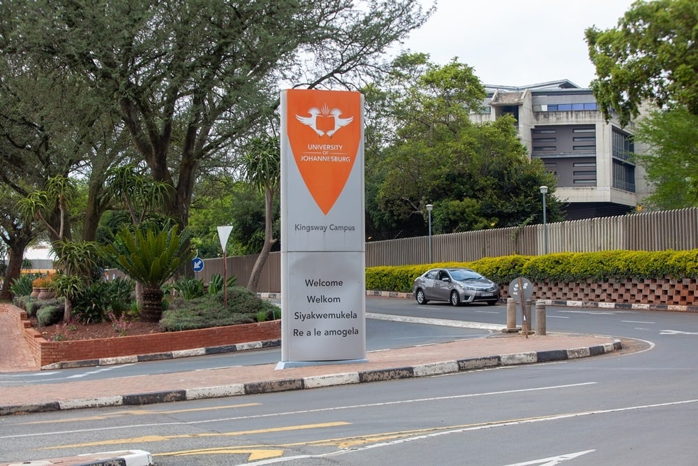 Entrance to the University of Johannesburg. 