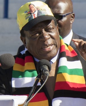 Emmerson Mnangagwa (Picture: AFP)