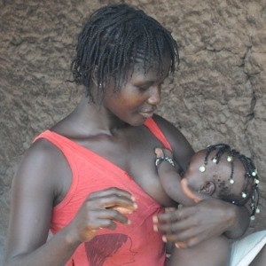African woman breastfeeding - Google Free Images