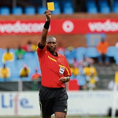 Referee Lwandile Mfiki has failed his fitness test again 
Picture: Gallo Images