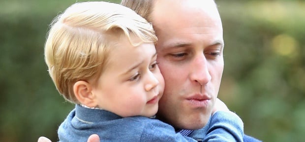 Prince George and Prince William. (Photo: Getty Images)