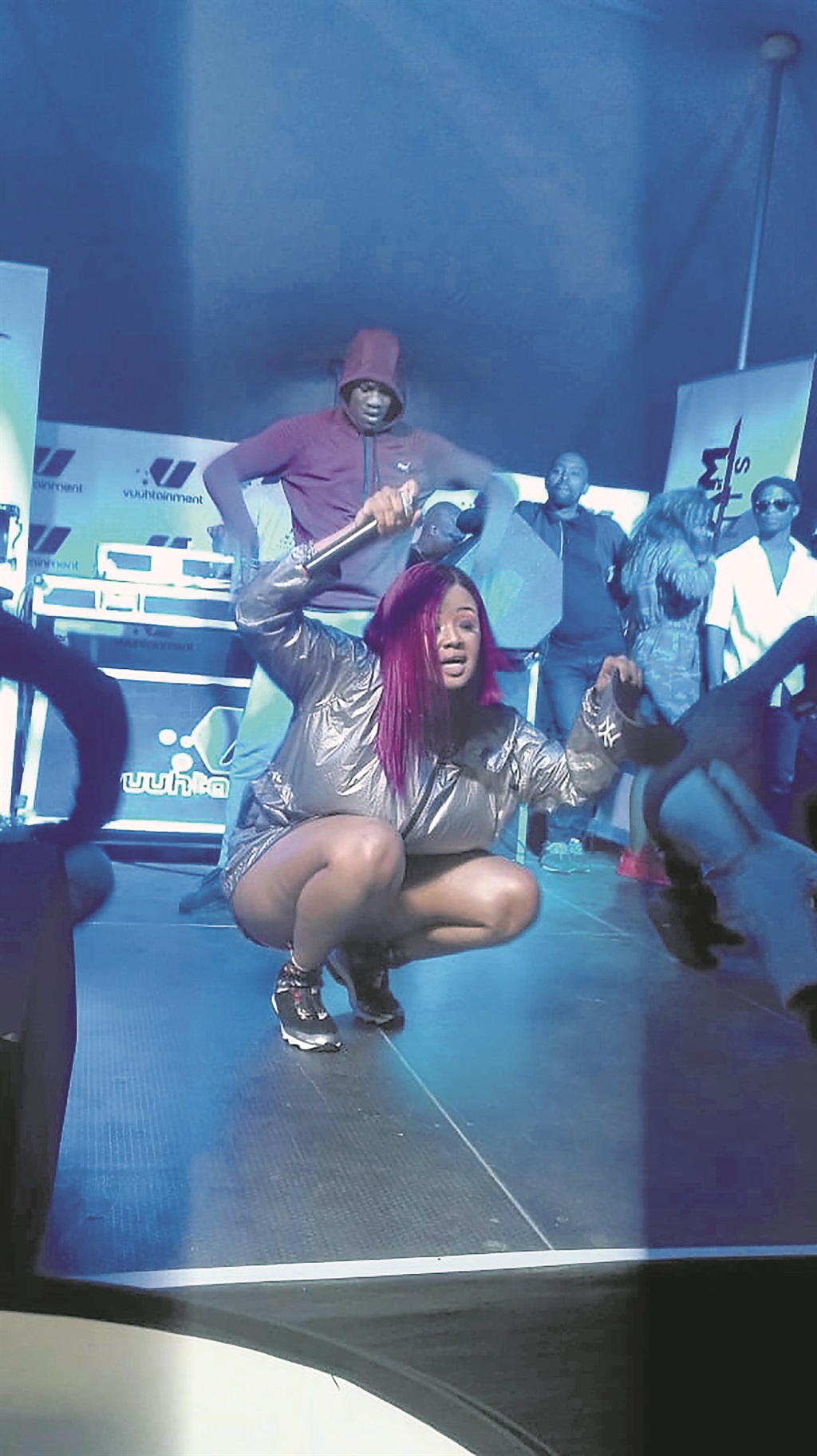 Babes Wodumo gave a surprise performance at the We Love West Ink event on Friday.                                          Photo by Mavi Ngcobo
