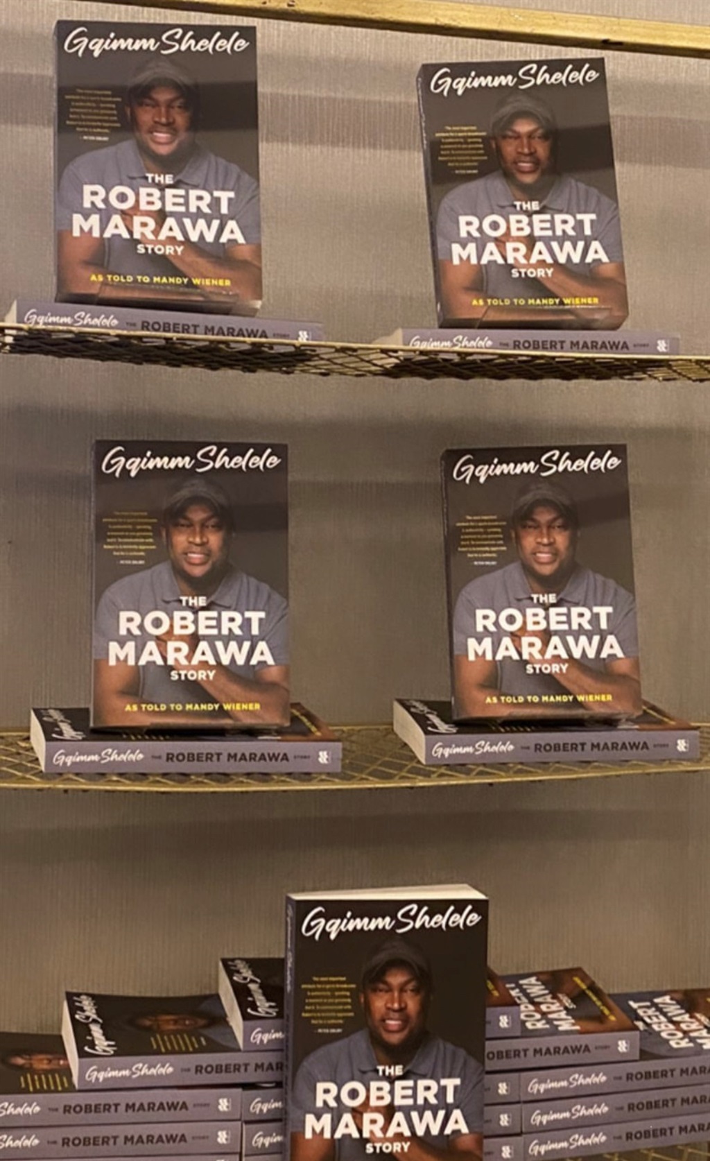 The cover of Robert Marawa's memoir.