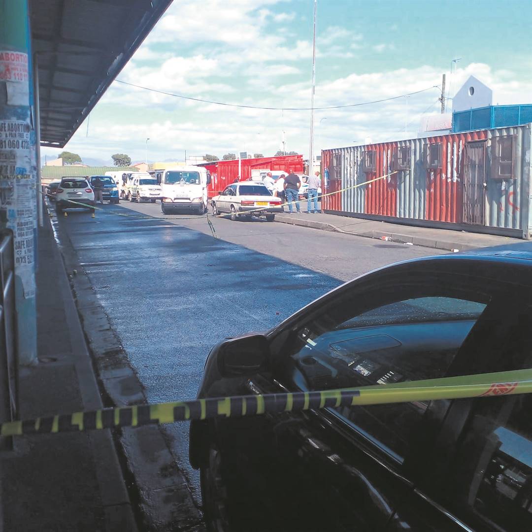 A cash-in-transit security guard was shot and killed in Nyanga on Wednesday afternoon.    Photo by          Lulekwa Mbadamane 