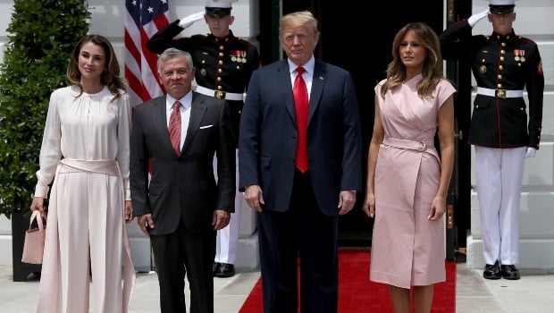 KIng and Queen of Jordan and visit the White House. Photo (Getty images/Gallo images)