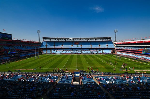 While the ground was pretty empty for the start of the double header when the Lions and Zebre were up against each other, there seems to be a few more fans coming in... (Photo: Gallo)