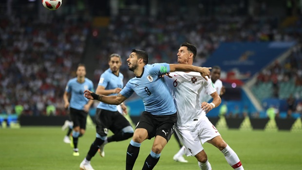 <strong>30' URUGUAY 1-0 PORTUGAL</strong>