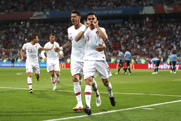 <p><strong>GAME ON!</strong></p><p>Portugal equalise early through Pepe! After threatening Uruguay's goal for the first time, Portugal win a corner in which Pepe ghosts behind Ronaldo as the ball fizzes over the captain only for the defender to head home past&nbsp;Muslera.</p>
