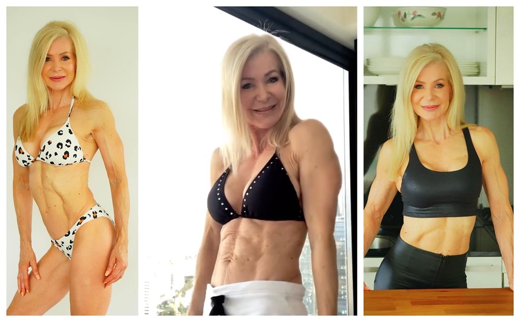Lesley Maxwel. Images courtesy @lesleymaxwell.fitness / Caters News/ Magazine Features