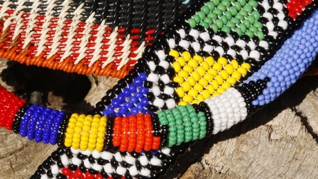 Traditional Zulu beads