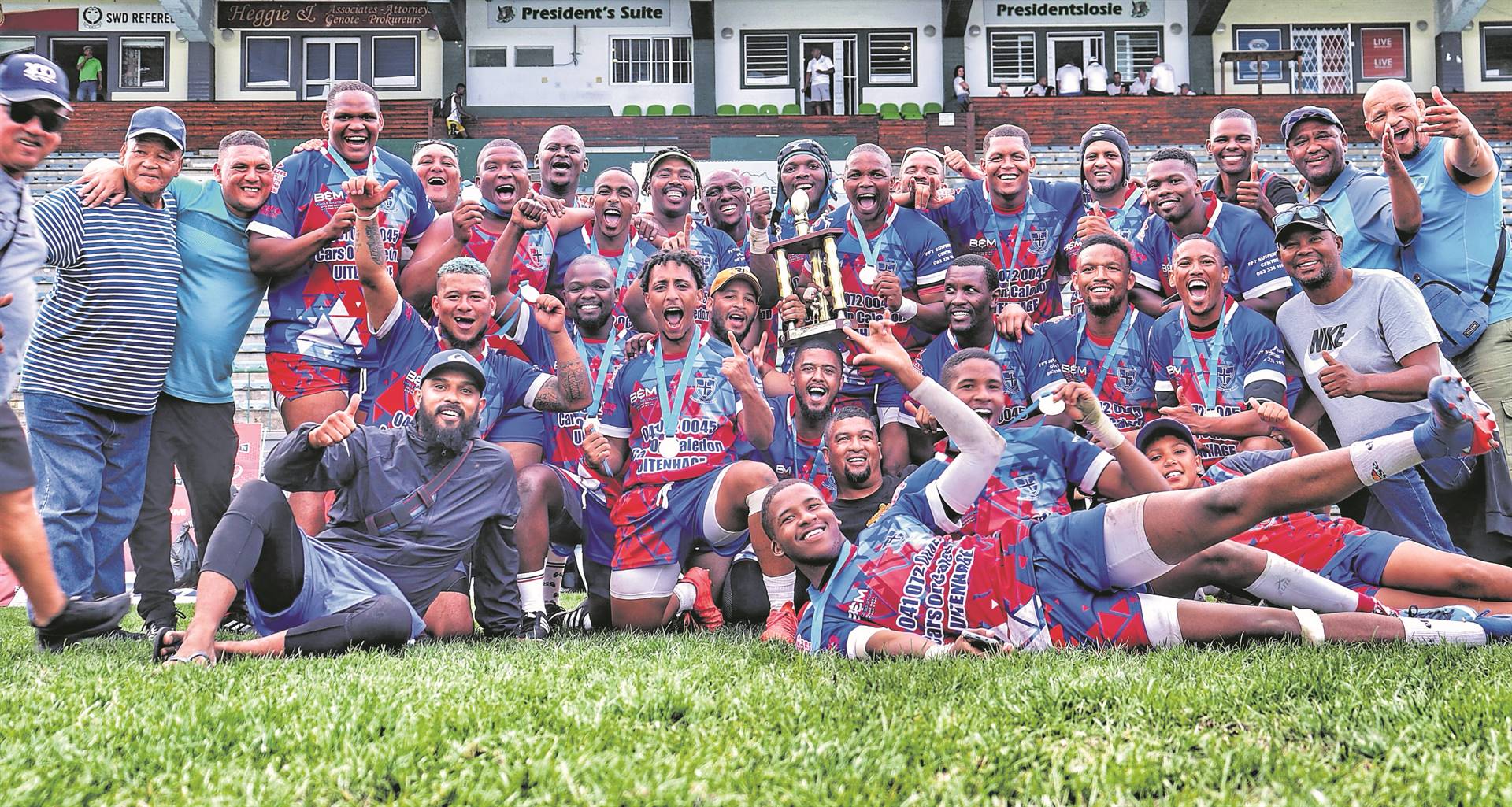 Uitenhage Tens Team in its George Tens Sport and Lifestyle Festival debut was crowned the ten-a-side champion in the semi-professional division.                    