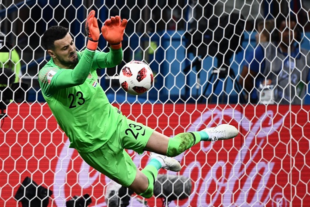 <p><strong>Danijel Subasic</strong> is just the <span style="text-decoration:underline;">second</span> player to save four or more spot-kicks at a World Cup penalty shoot-out.</p><p>He equals's Argentina's Sergio Goycochea record from 1990.</p>
