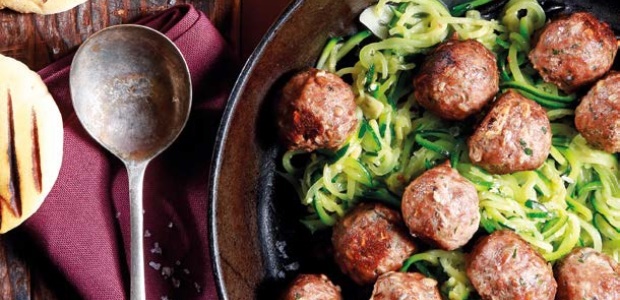 Meatballs with baby marrow noodles | Food24