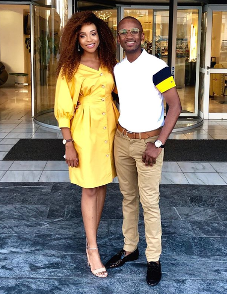 Sipho Ngwenya proposed to his girlfriend of two years Aamirah Mirah.